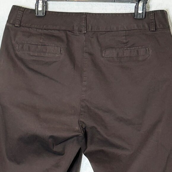 Dockers Women's Ideal Fit Brown Size 12 Capri Pants - Picture 4 of 13